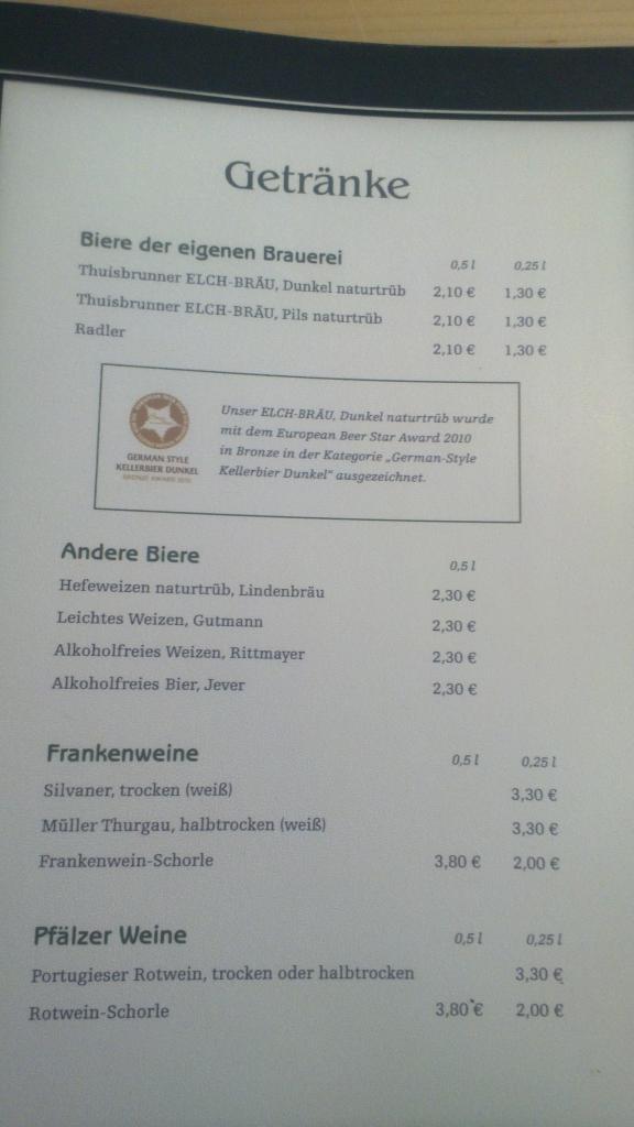 to drink all the (very affordable) beers ...